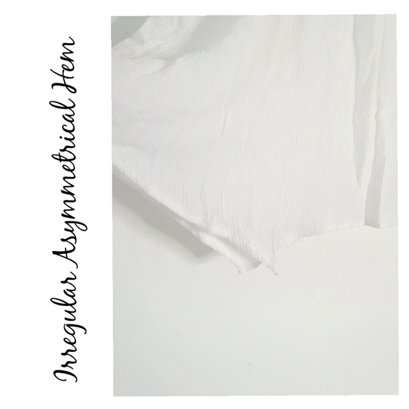 💥Lauren Conrad Crochet Asymmetrical Hem Top - Picture 8 of 11